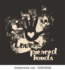 Love of the pierced hands