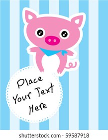 love pig message