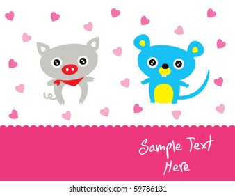 love pig and rat