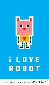 I Love Pig Robot