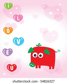 i love piggy