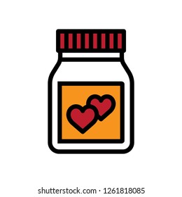 Love pill icon