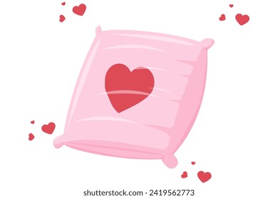 Love Pillow Cute Valentine Day Sticker