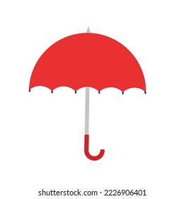 love pink umbrella vector icon illustration