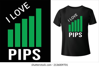 I Love Pips T-Shirt Design