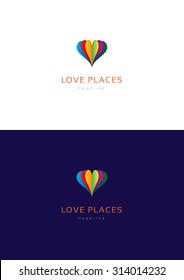 Love places logo teamplate.