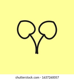 love plant icon design templates