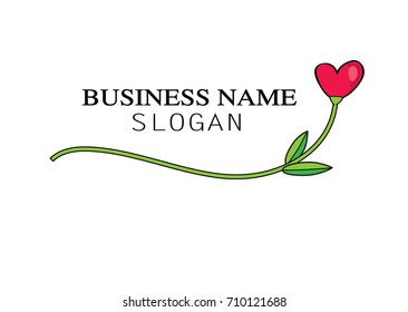 love with plant logo