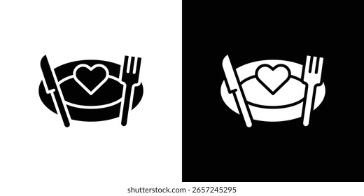 Plantilla del logotipo del Vector del icono de la placa del amor para el gráfico y el Diseño web.