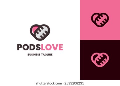 love podcast vector logo design
