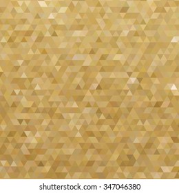  Love poly golden background
