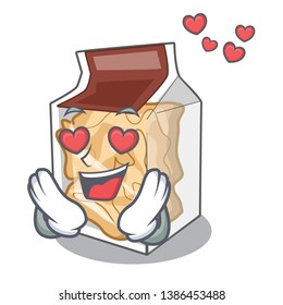 In love pork rinds in the mascot shape