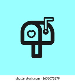 Love post icon design template
