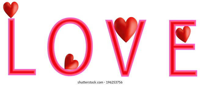 Love Poster Stock Illustration 196253753 | Shutterstock