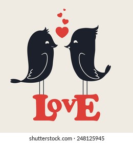 love poster design, vector illustration eps10 graphic 