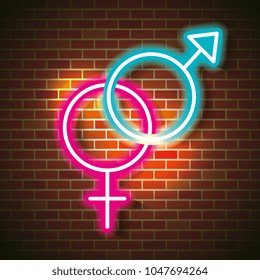 love poster with neon lights