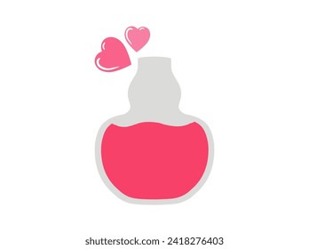 Love Potion Bottle Valentine Background