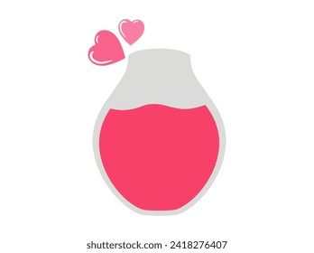 Love Potion Bottle Valentine Background