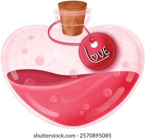 Love potion bottle Valentine love sweet 