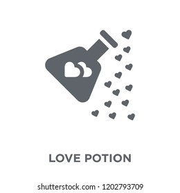 Love Potion icon. Love Potion design concept from Wedding and love collection. Simple element vector illustration on white background.