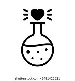 Love potion vector design in modern and trendy style