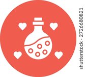 Love Potion Vector Icon Design Illustration