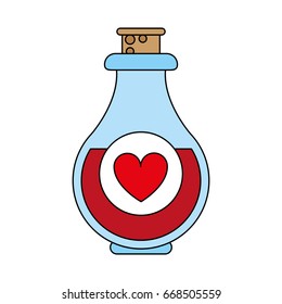 love potion vector illustration