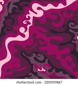 Love psychedelic swirl, great design for any purposes. Cover, poster, wallpaper. Trendy retro groovy pattern. Vector art hippie illustration print. Vector art design.