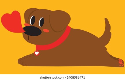 Love Pup Bubble Bliss cute cartoon