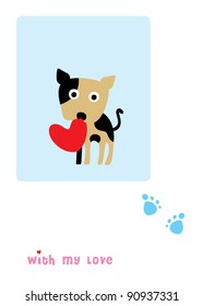 love puppy card