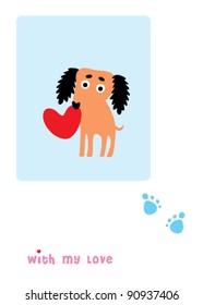 love puppy card