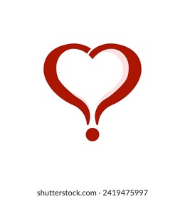 love question minalist logo designs