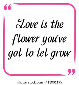 Love quote. Handwritten motivational phrase on white. Vector calligraphy design. Hand drawn lettering. Modern inspirational typographic inscriptions for social media content, cards, posters 