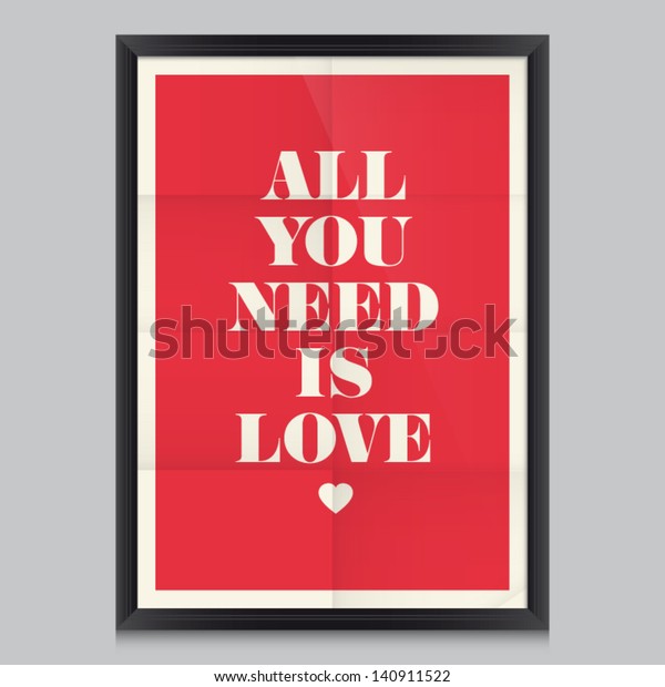 Affiche De Citation D Amour L Affichage Des Image Vectorielle De Stock Libre De Droits