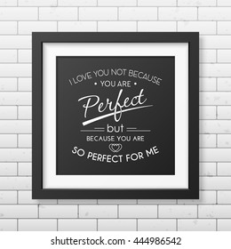 Love. Quote Typographical Background.