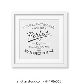 Love. Quote Typographical Background.