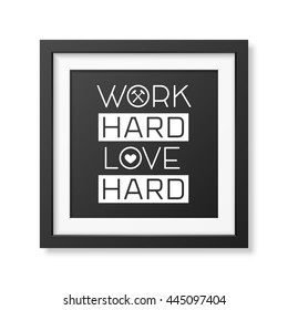 Love. Quote Typographical Background.