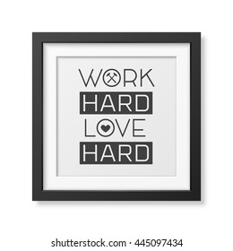 Love. Quote Typographical Background.