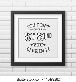 Love. Quote Typographical Background.