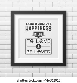 Love. Quote Typographical Background.