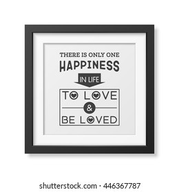 Love. Quote Typographical Background.