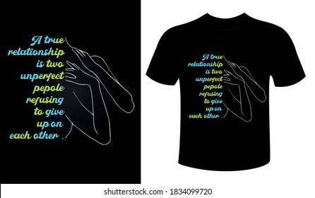 love quotes text Typography T shirt design 