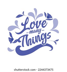 Love Quotes typography background poster