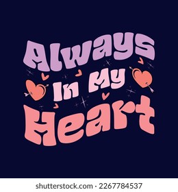 Love quotes typography t-shirt design vector illustration