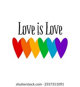 The "Love is Love Rainbow Vector" is a powerful and vibrant design that celebrates love in all its forms.