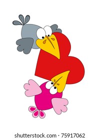love raven and heart