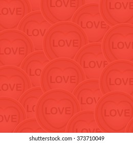 Love Red Background - Red background in shades of love