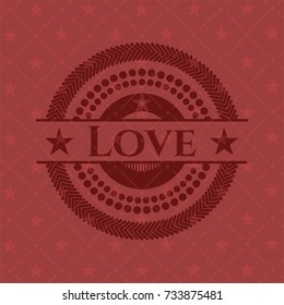 Love red emblem