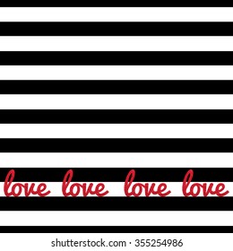 love red glitter text. eps10