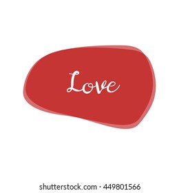 love red sricker